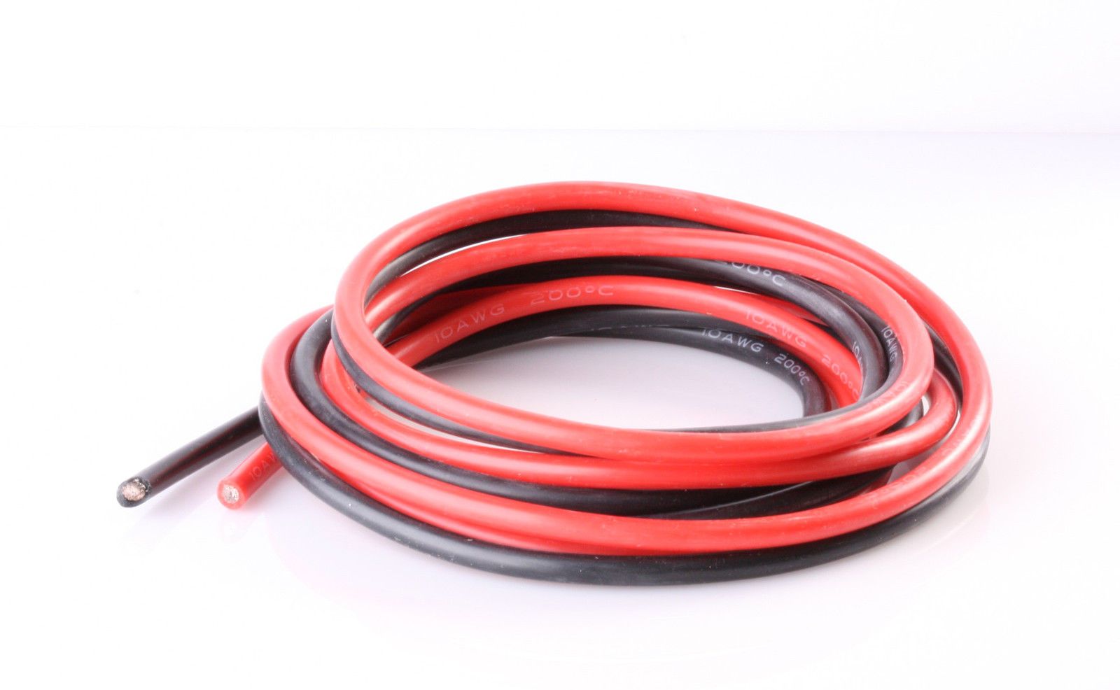 Silicone cable red black wire  - Brushless Motor Thrust Test Stand recension och pris